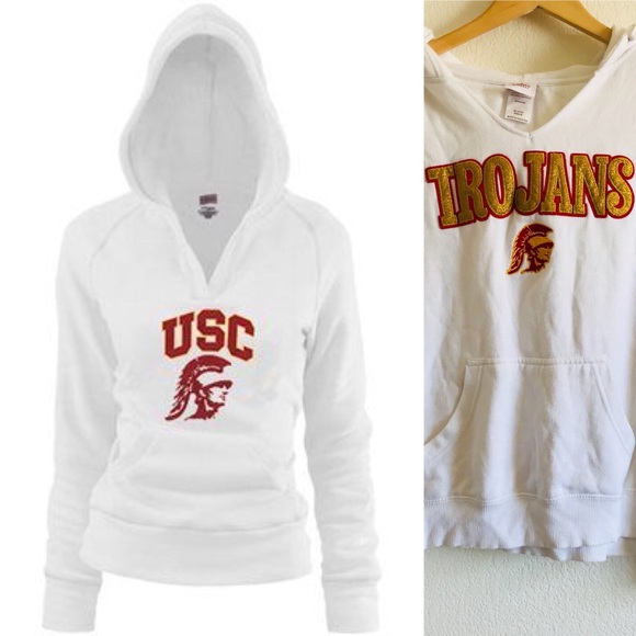 white usc hoodie